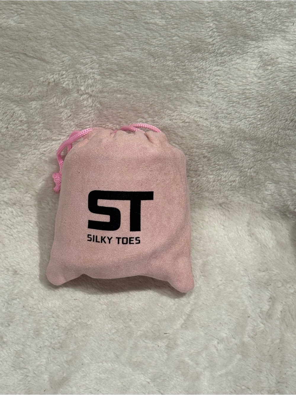 NWT Silky Toes Pink Foldable Ballet Flats Portable Travel Purse Slipped Size M